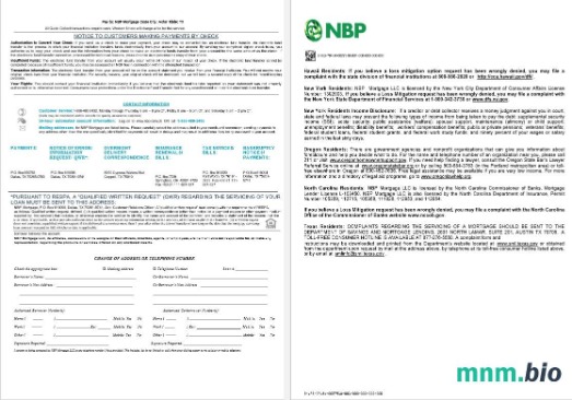 Pakistan NBP wyciąg z kredytu hipotecznego w formatach Word i PDF, 8 stron 3-4